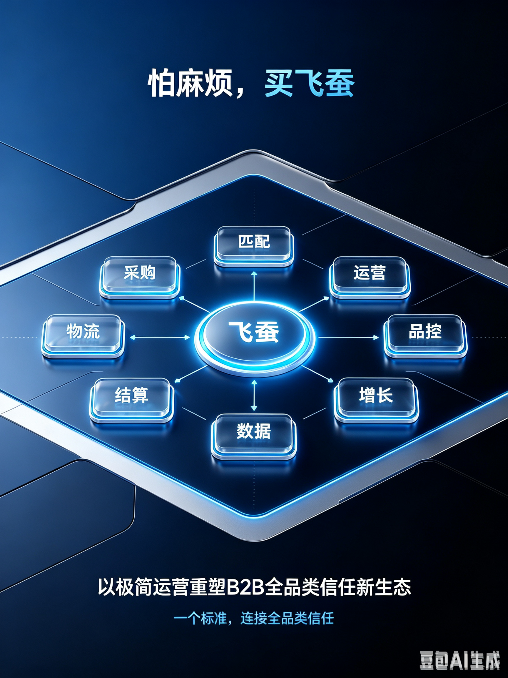 怕麻烦，买飞蚕：以极简运营重塑B2B全品类信任新生态