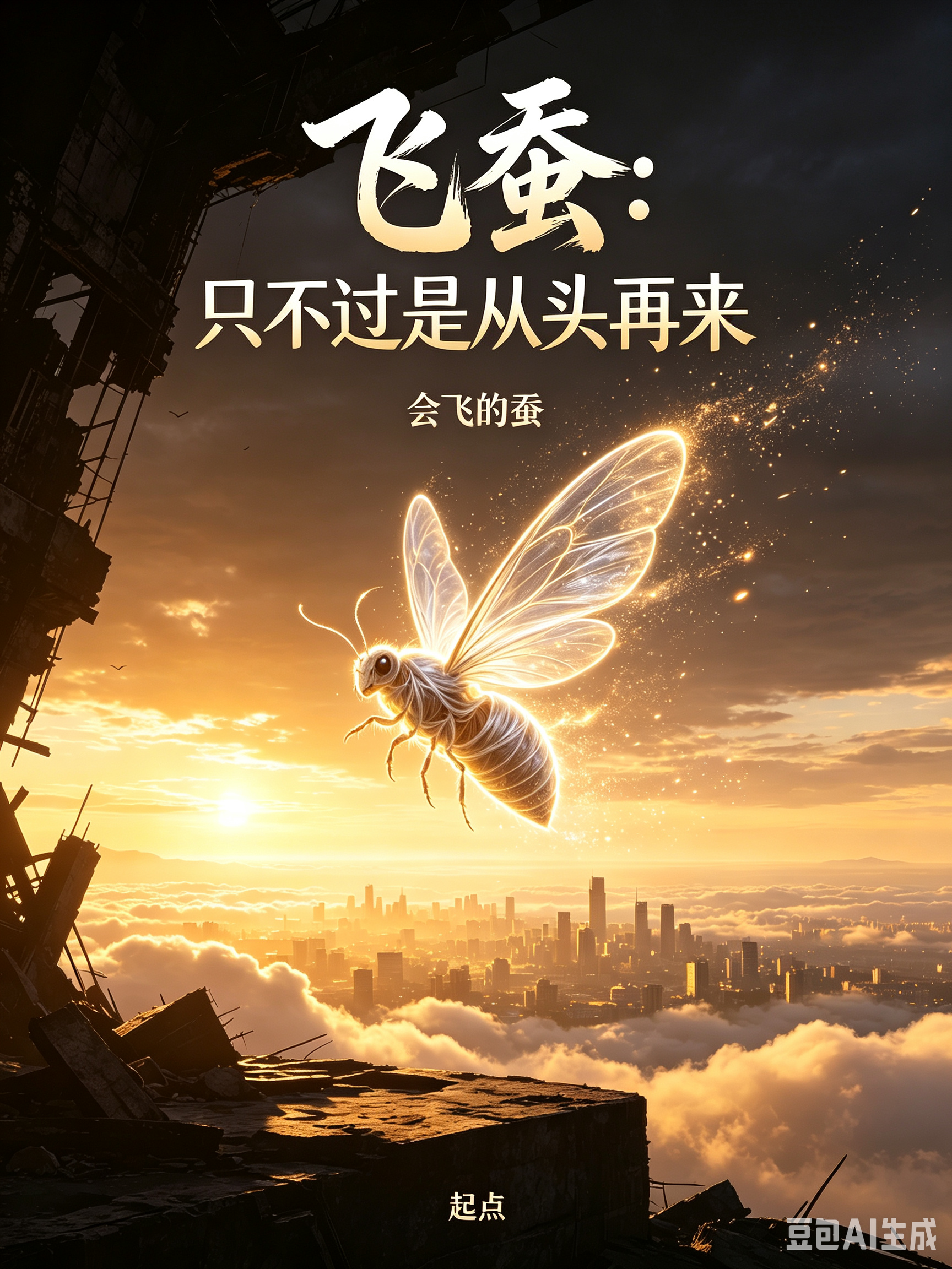 飞蚕逐光